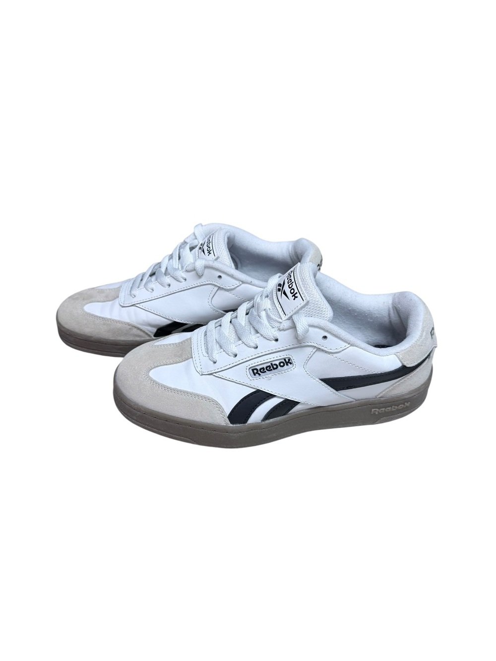 Reebok Forte Lounger White/Black Gum Sole Sneakers